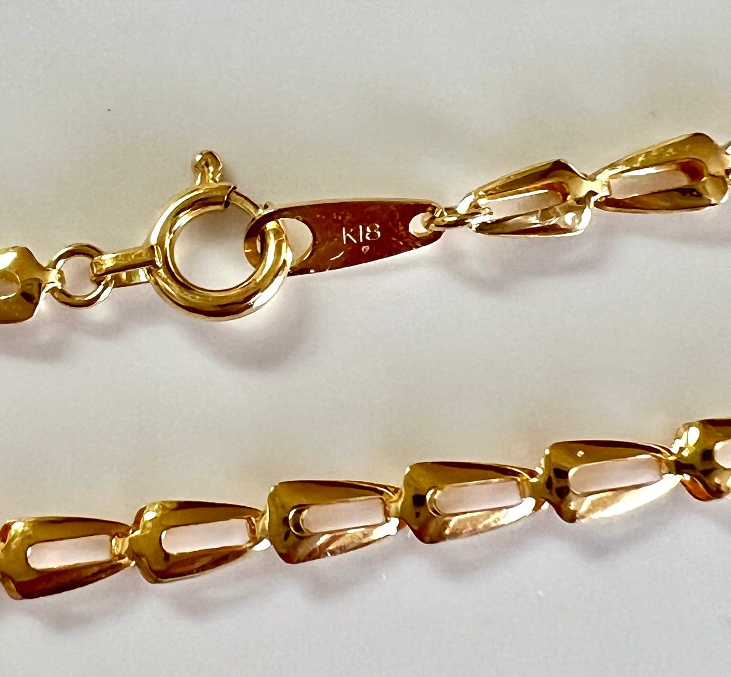 18k Japan Gold Estefano Necklace 42CM