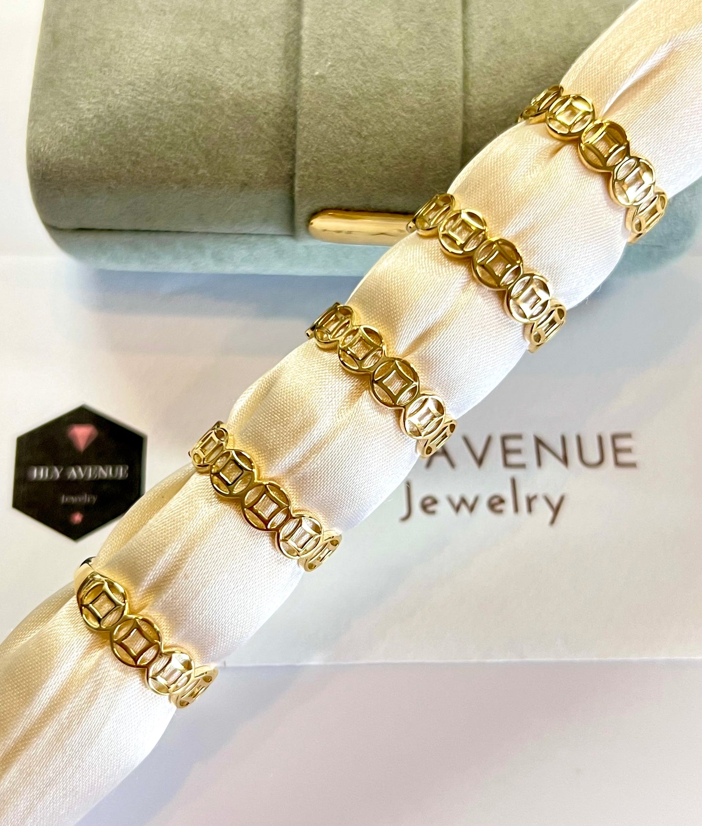 K18 Japan Gold Money Catcher Ring
