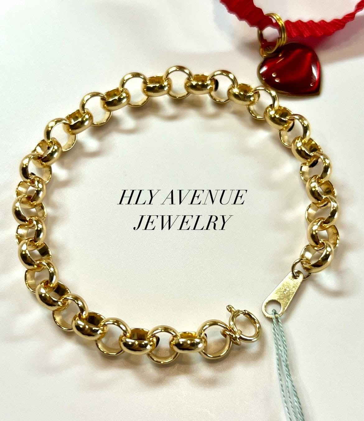 K18 Japan Gold Roll Chain Bracelet