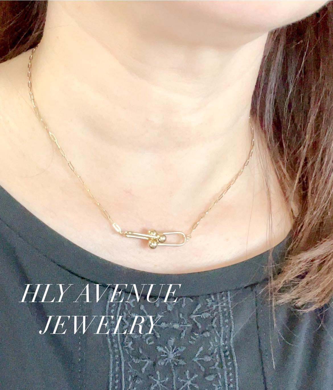 18k Japan Gold Pinball Necklace 40CM