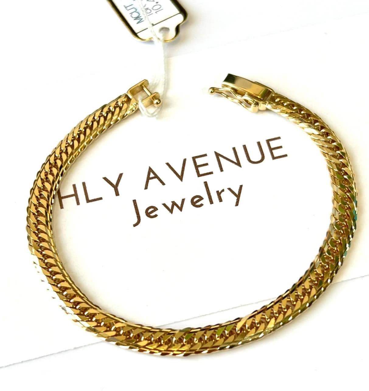 18k Japan Gold MCut 16CM Kihei Bracelet