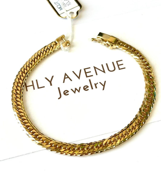 18k Japan Gold MCut 16CM Kihei Bracelet