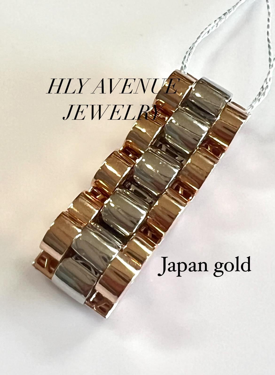 18k Pink Gold/ Platinum 900 Rolex Soft Chain Ring