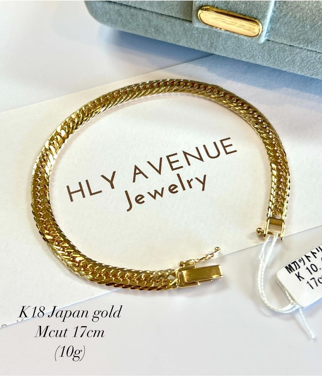 K18 Japan Gold Mcut Kihei 17CM (10g) – HLY Avenue Jewelry