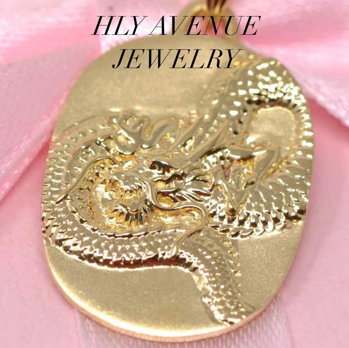 18k Japan Gold Dragon Pendant