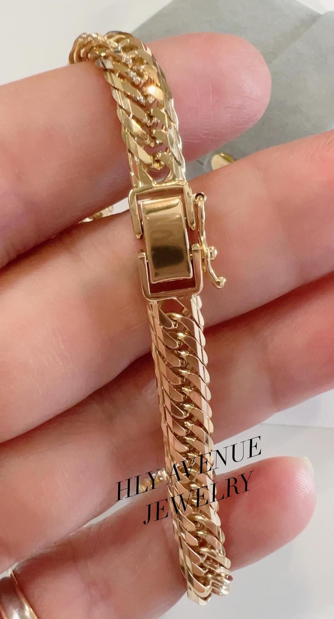 18k Japan Gold Kihei Men’s Bracelet MCut 20CM (20g)