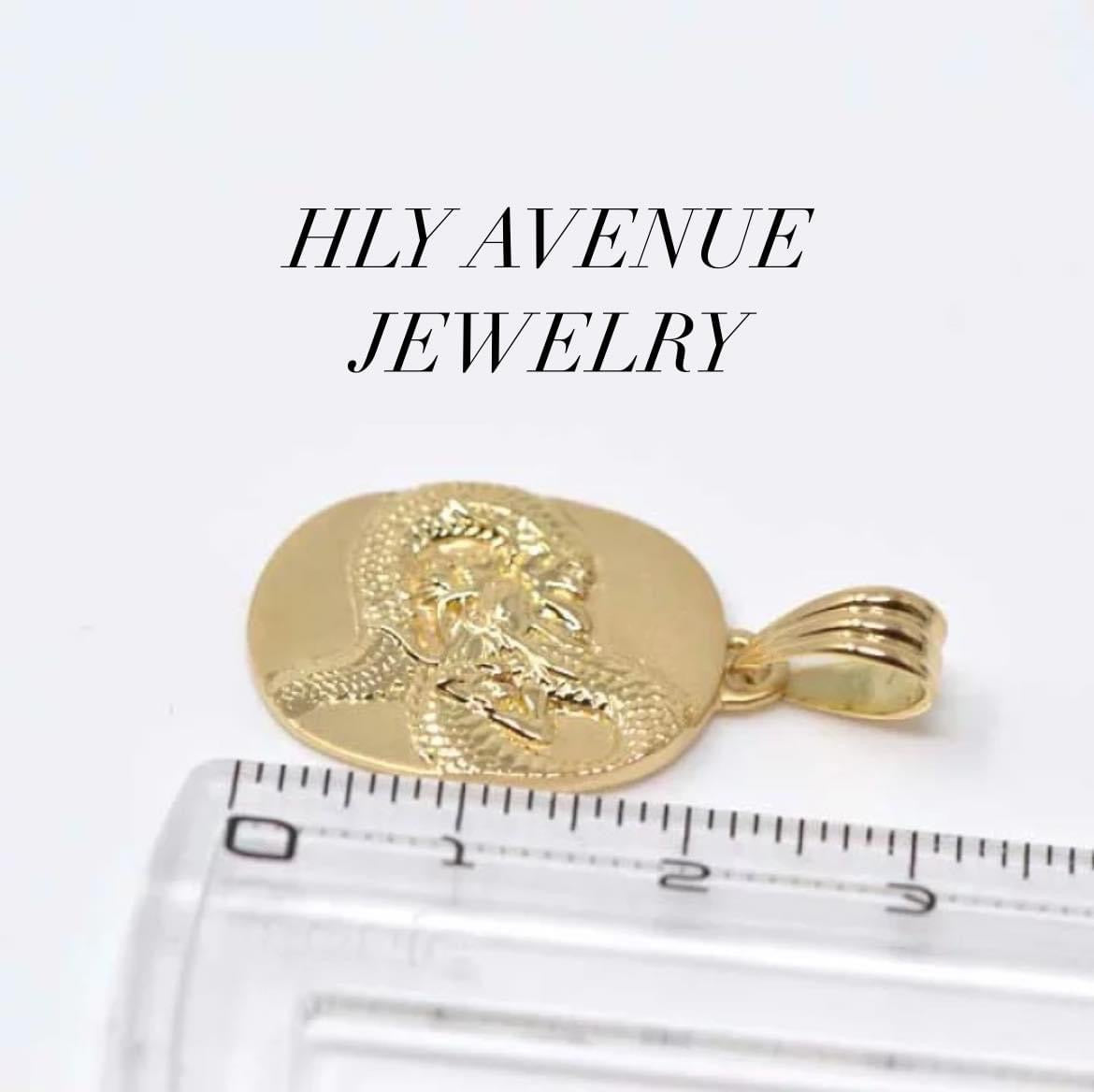 18k Japan Gold Dragon Pendant