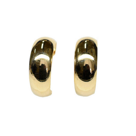 18K Yellow Gold Hoop Earrings