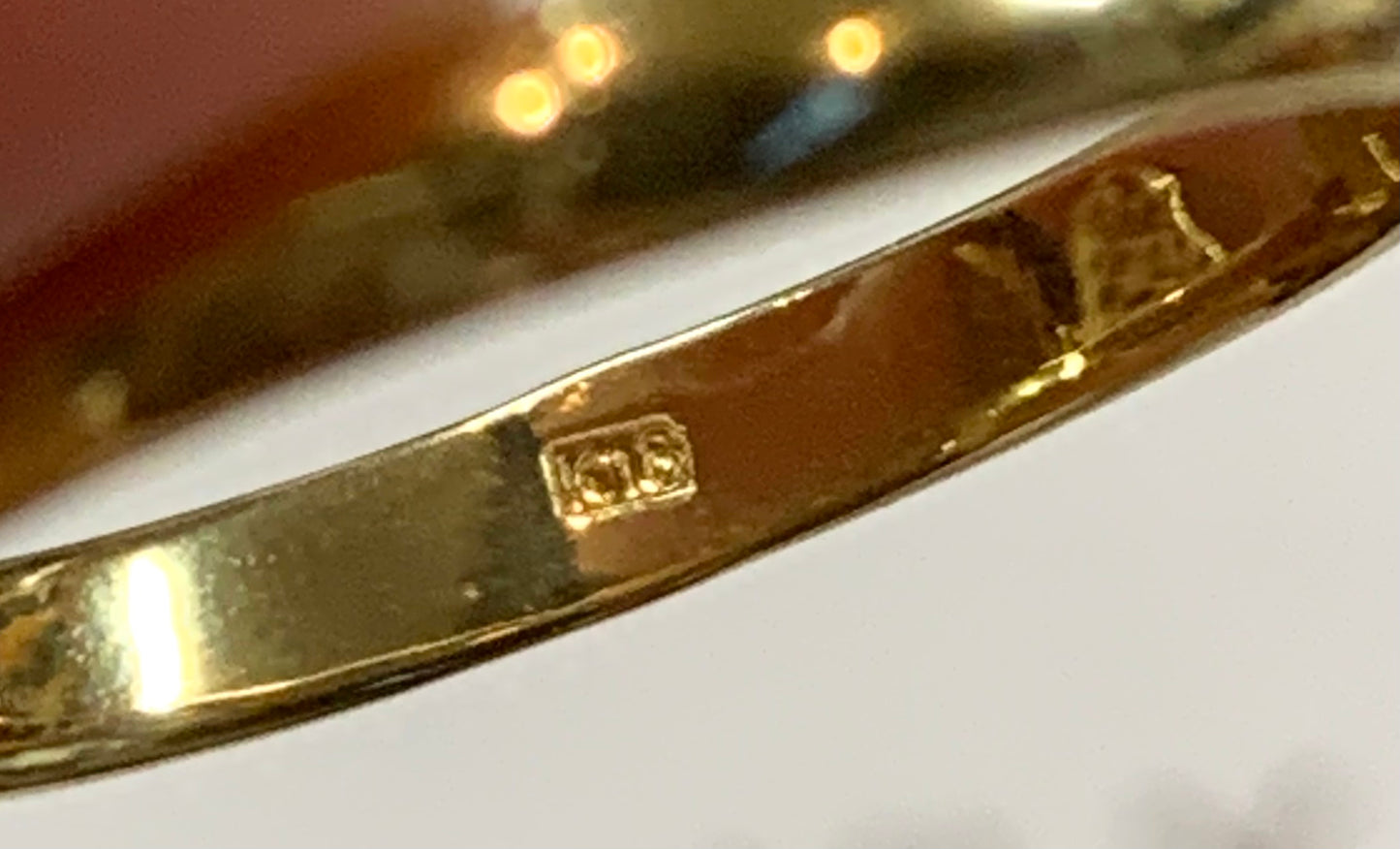 18k Japan Gold Butterfly Ring Size #12