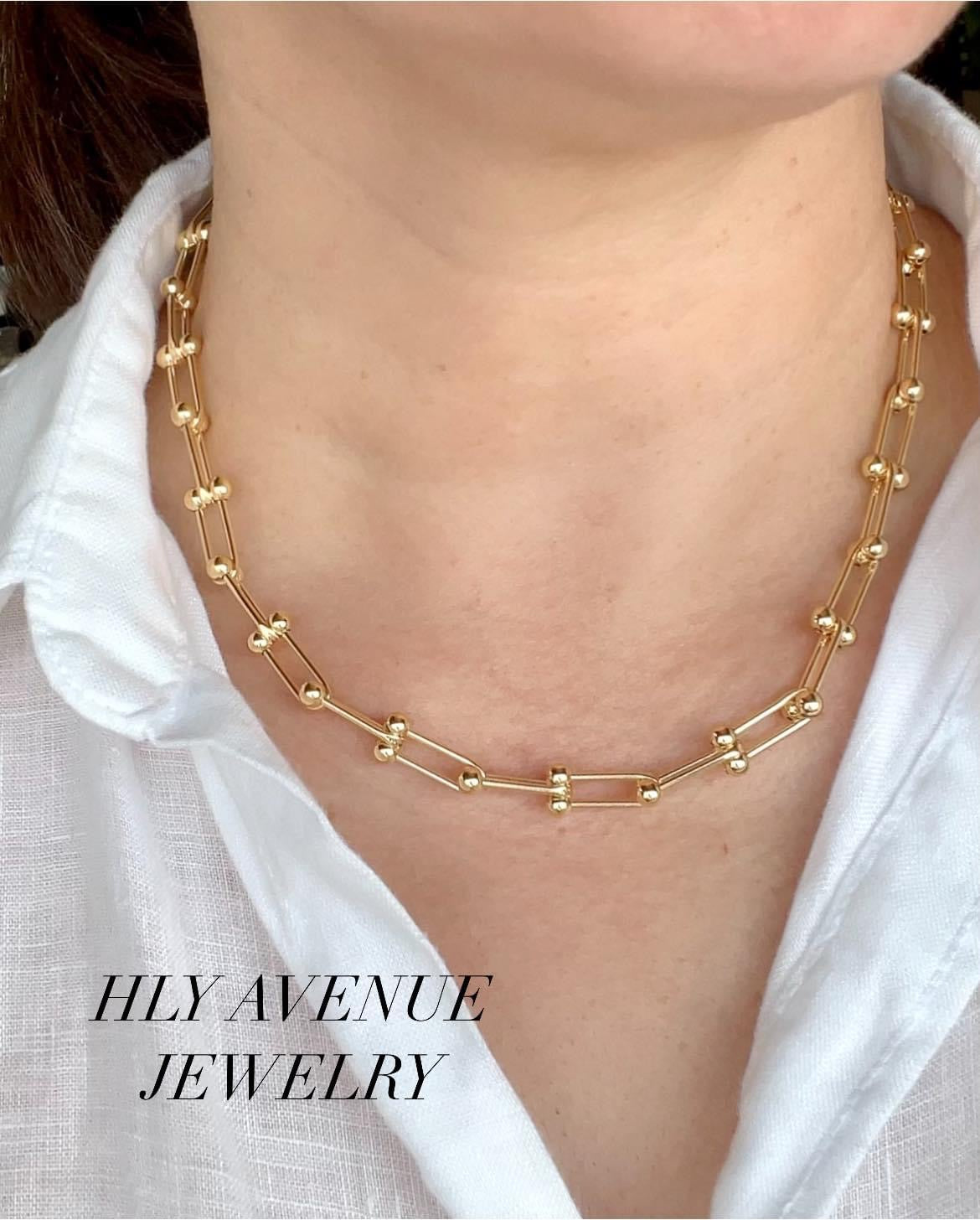 18k Japan Gold Hardware Necklace 16Grams