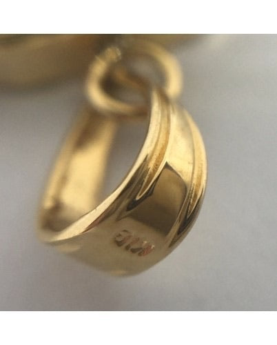 Horse/Elizabeth 24K/18k Japan Gold Coin Pendant