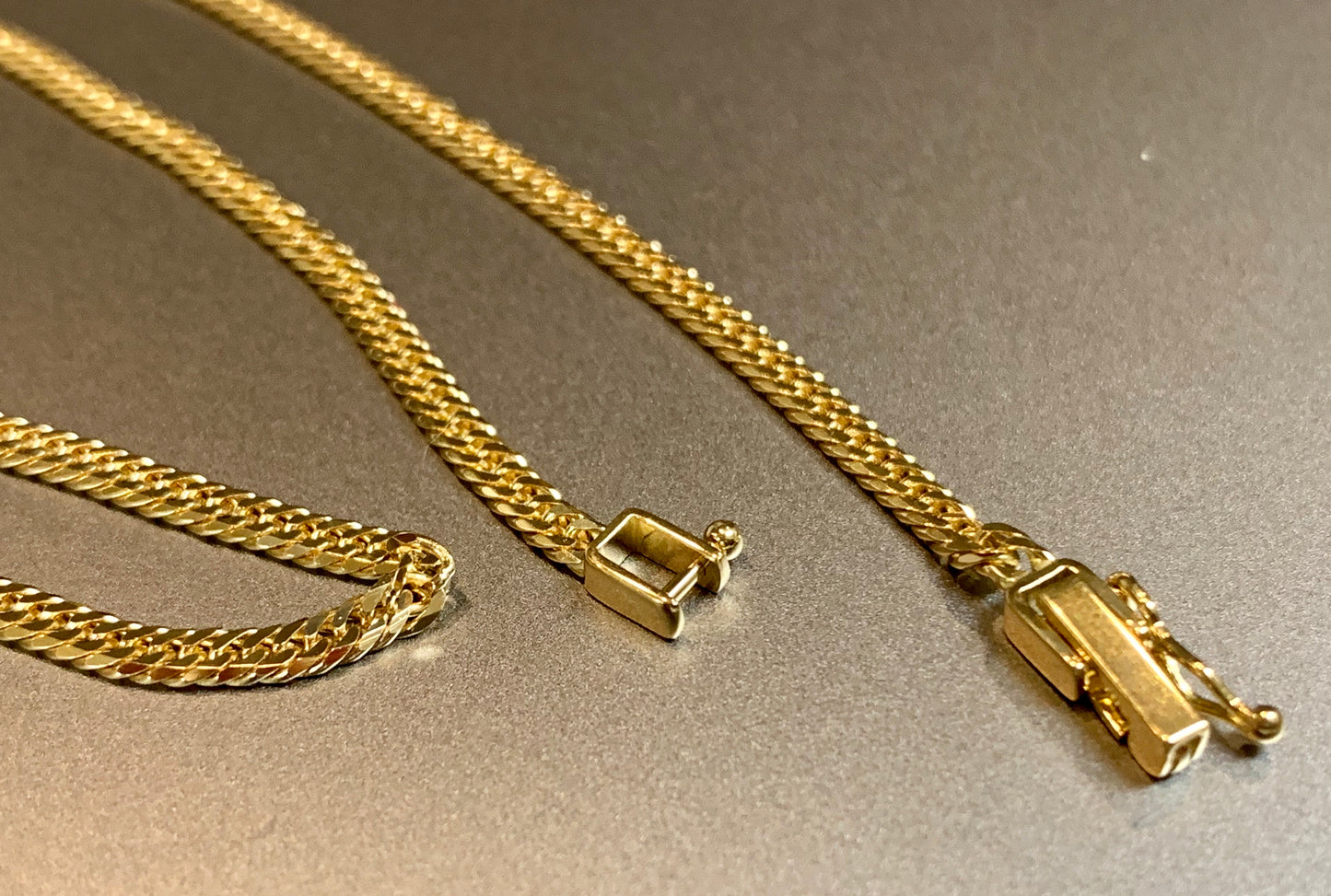 18K Japan Gold 45CM 6 Double Cut Kihei Necklace