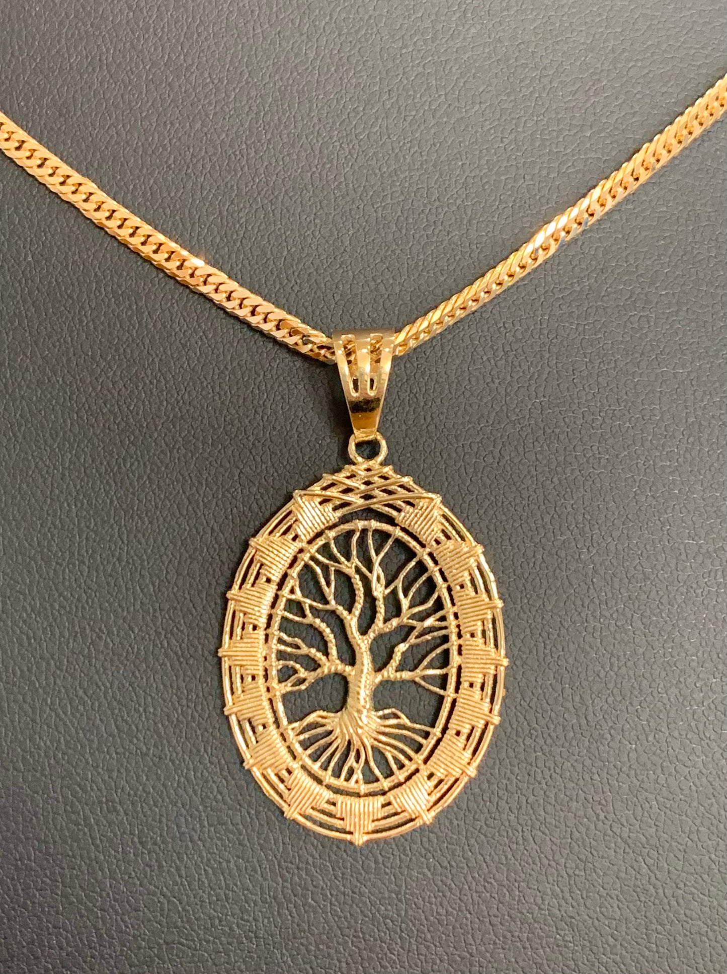 18k Gold Tree Of Life Pendant
