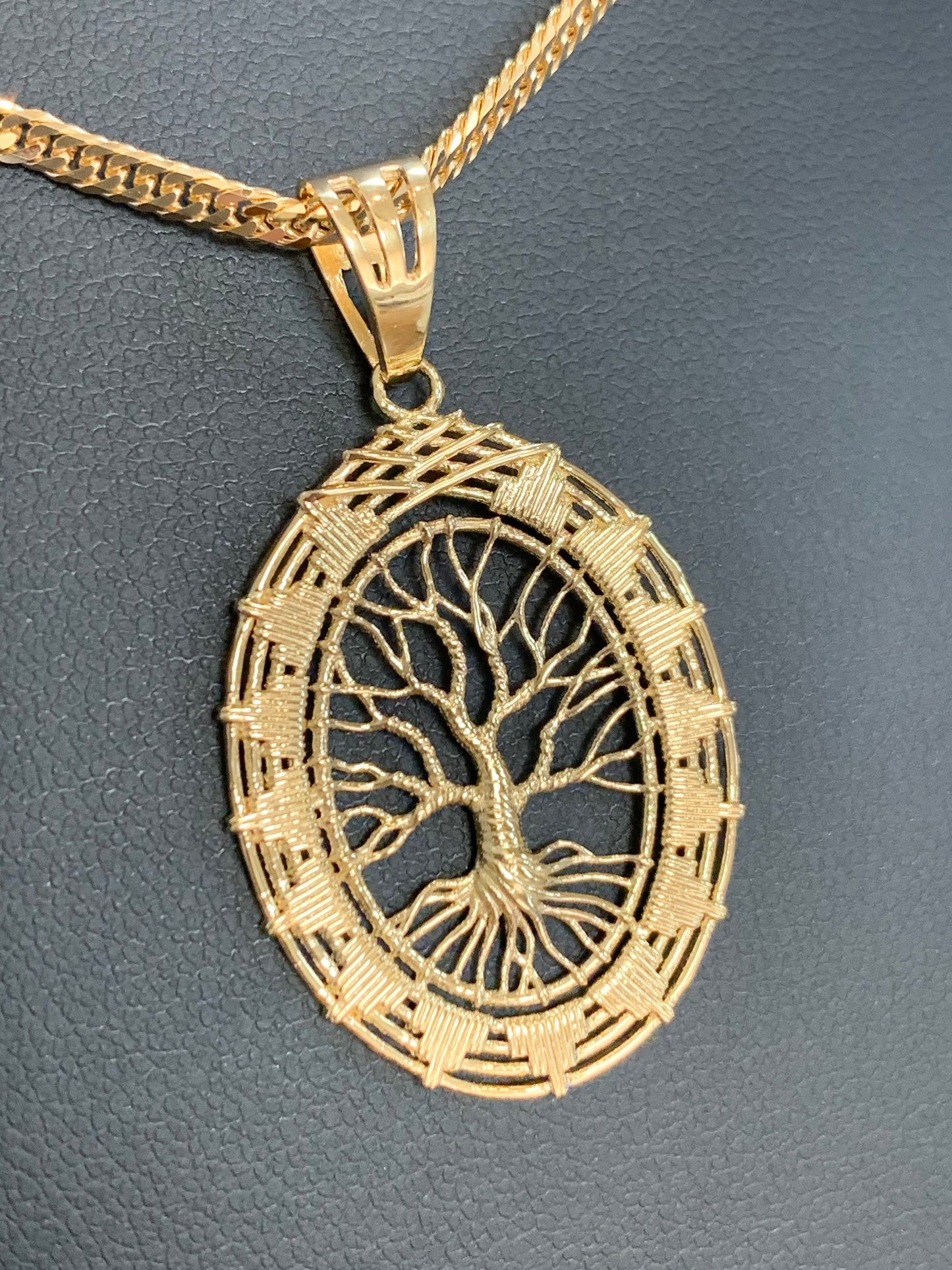 18k Gold Tree Of Life Pendant