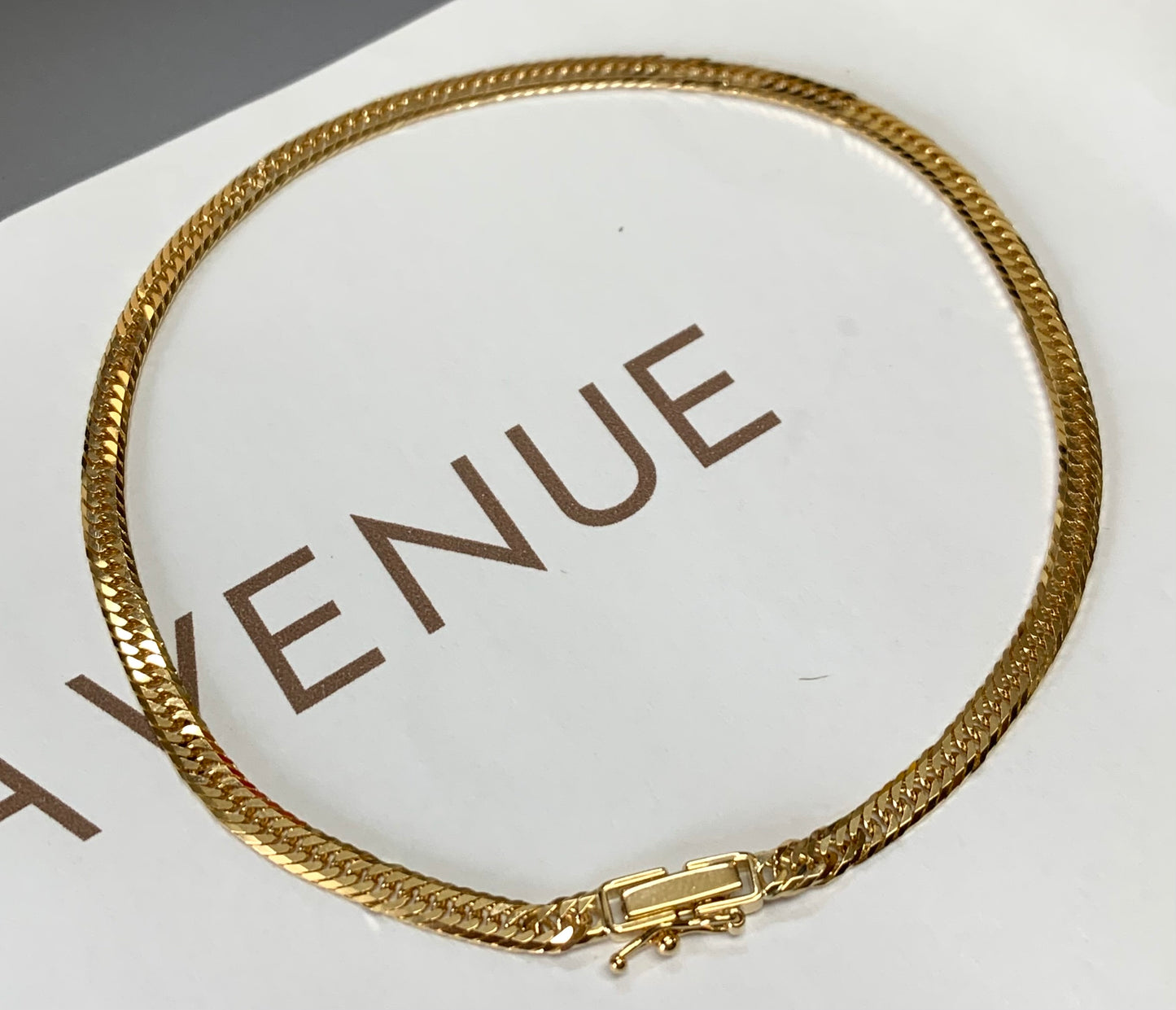 18k Gold 8Triple Cut Kihei Anklet