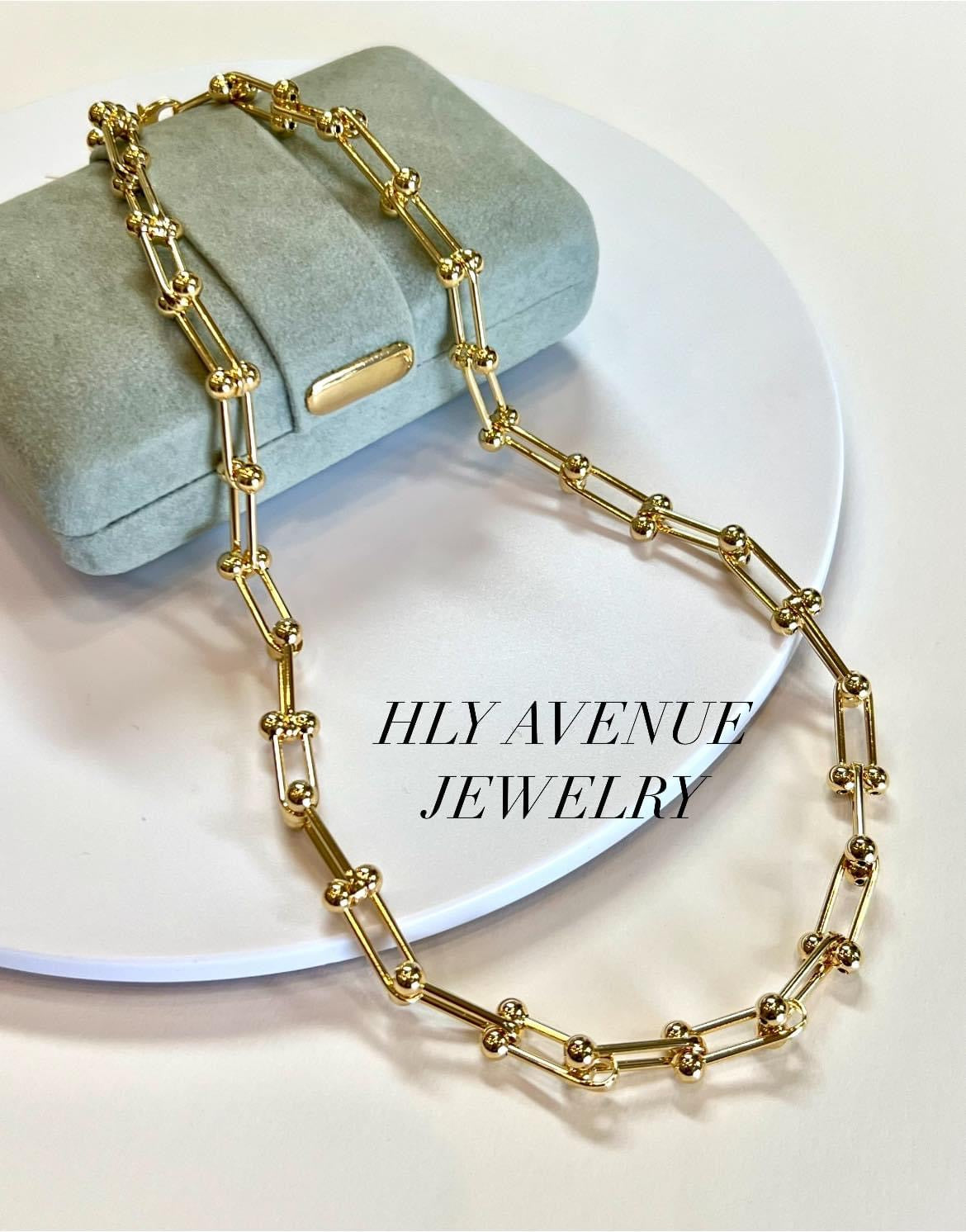 18k Japan Gold Hardware Necklace 16Grams
