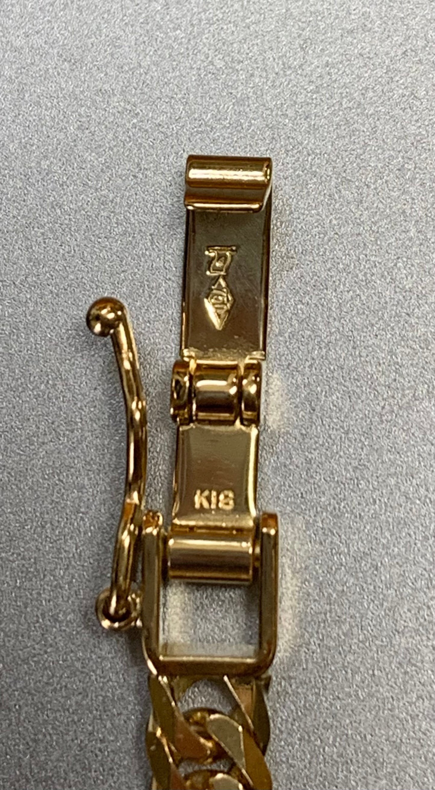 18k Japan Gold 6 Double Cut Kihei 20CM 10 Grams Men’s Bracelet