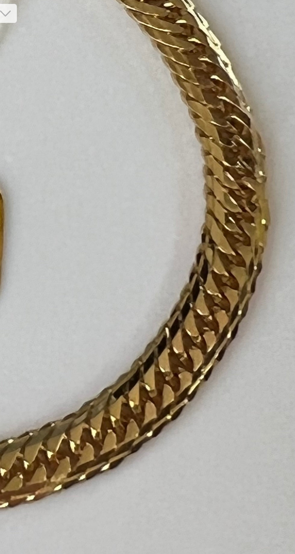 18K Japan Gold Mcut Kihei Bracelet 18CM