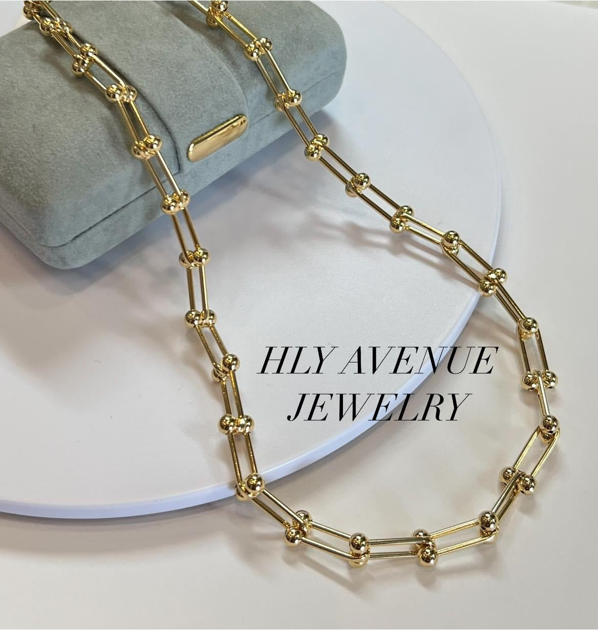 18k Japan Gold Hardware Necklace 16Grams