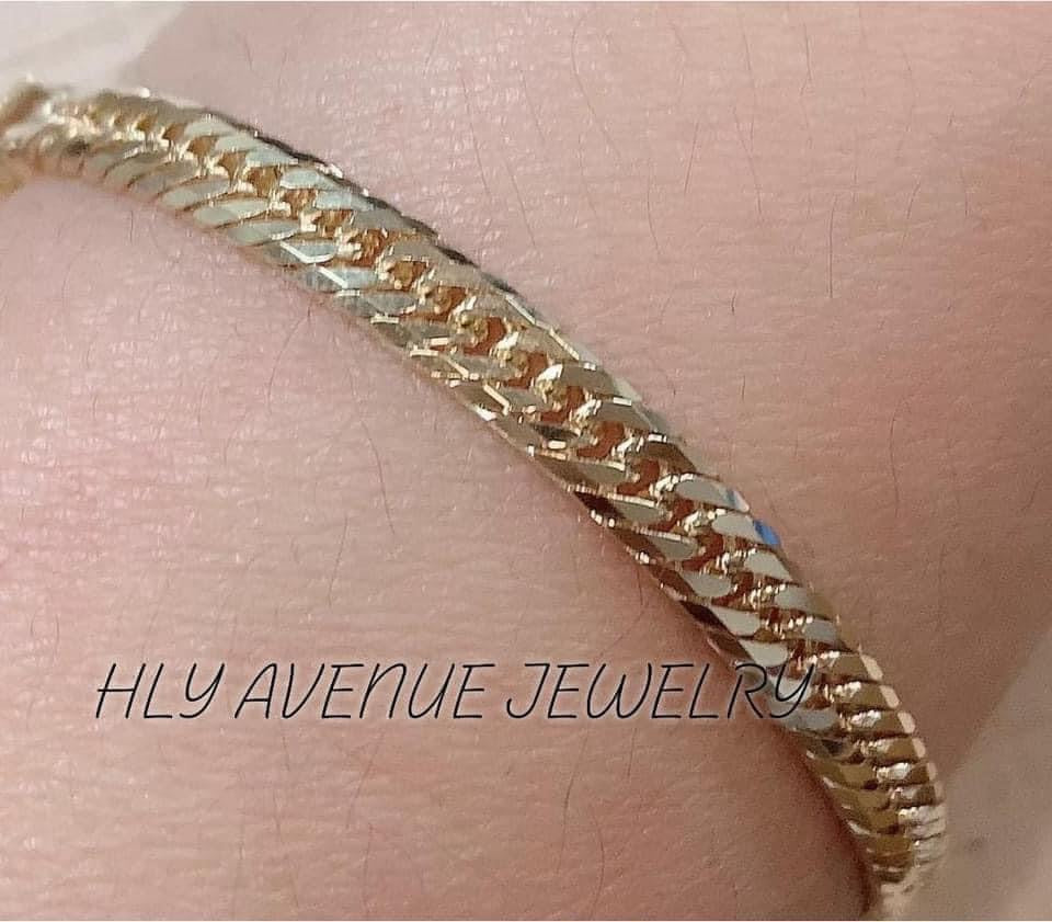 18k Japan Gold MCut 16CM Kihei Bracelet