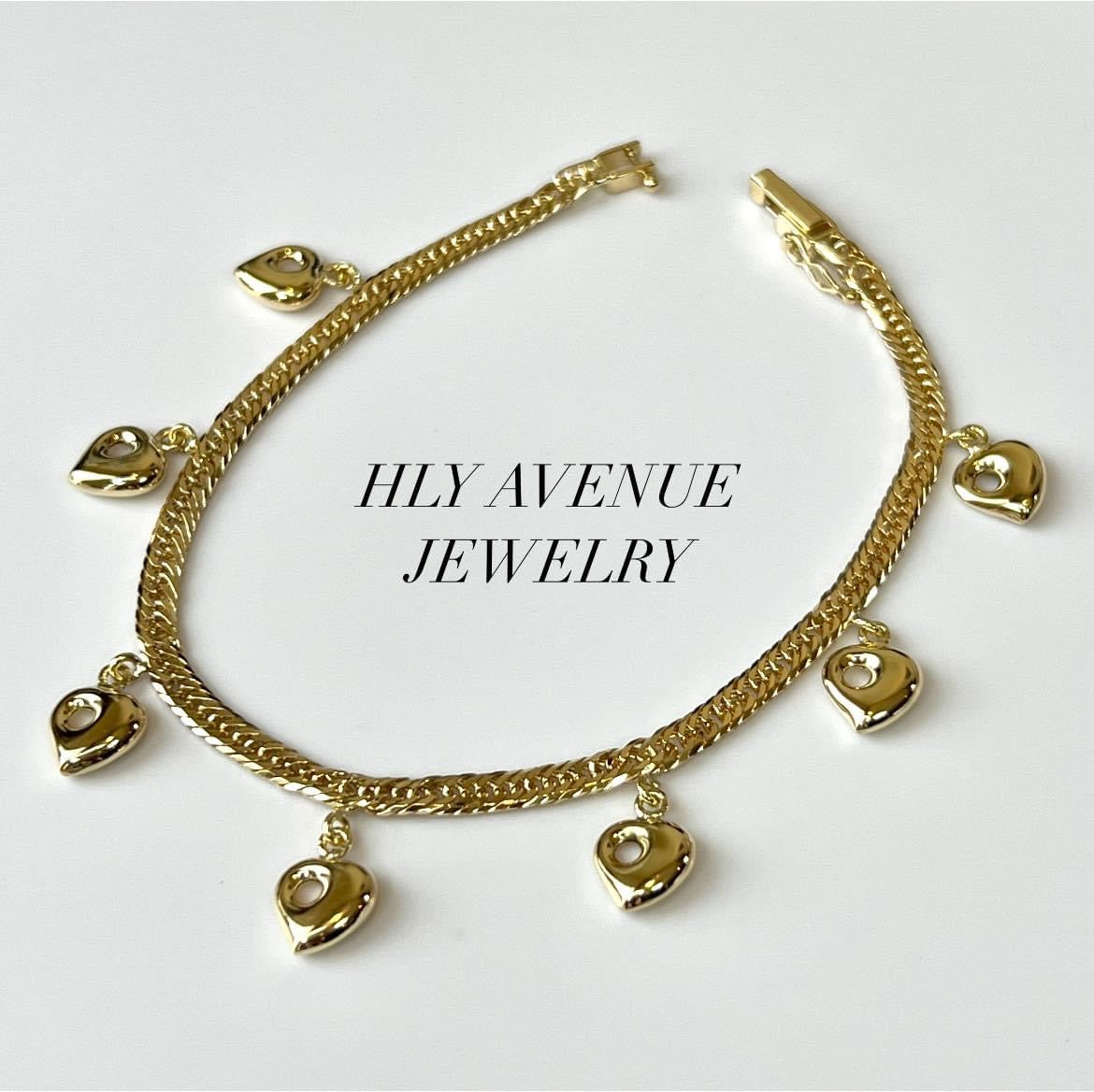 18k Japan Gold 7 Mini Monaca 8Triple Cut Kihei Bracelet