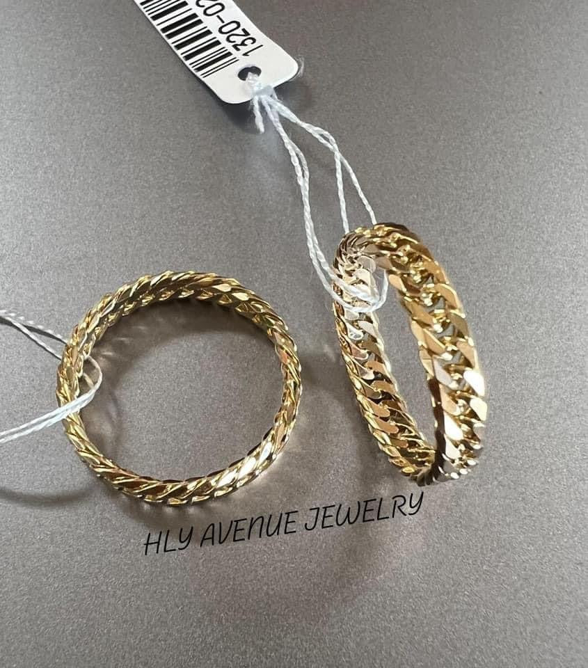 18k Japan gold 6 Cut Hard Type Ring