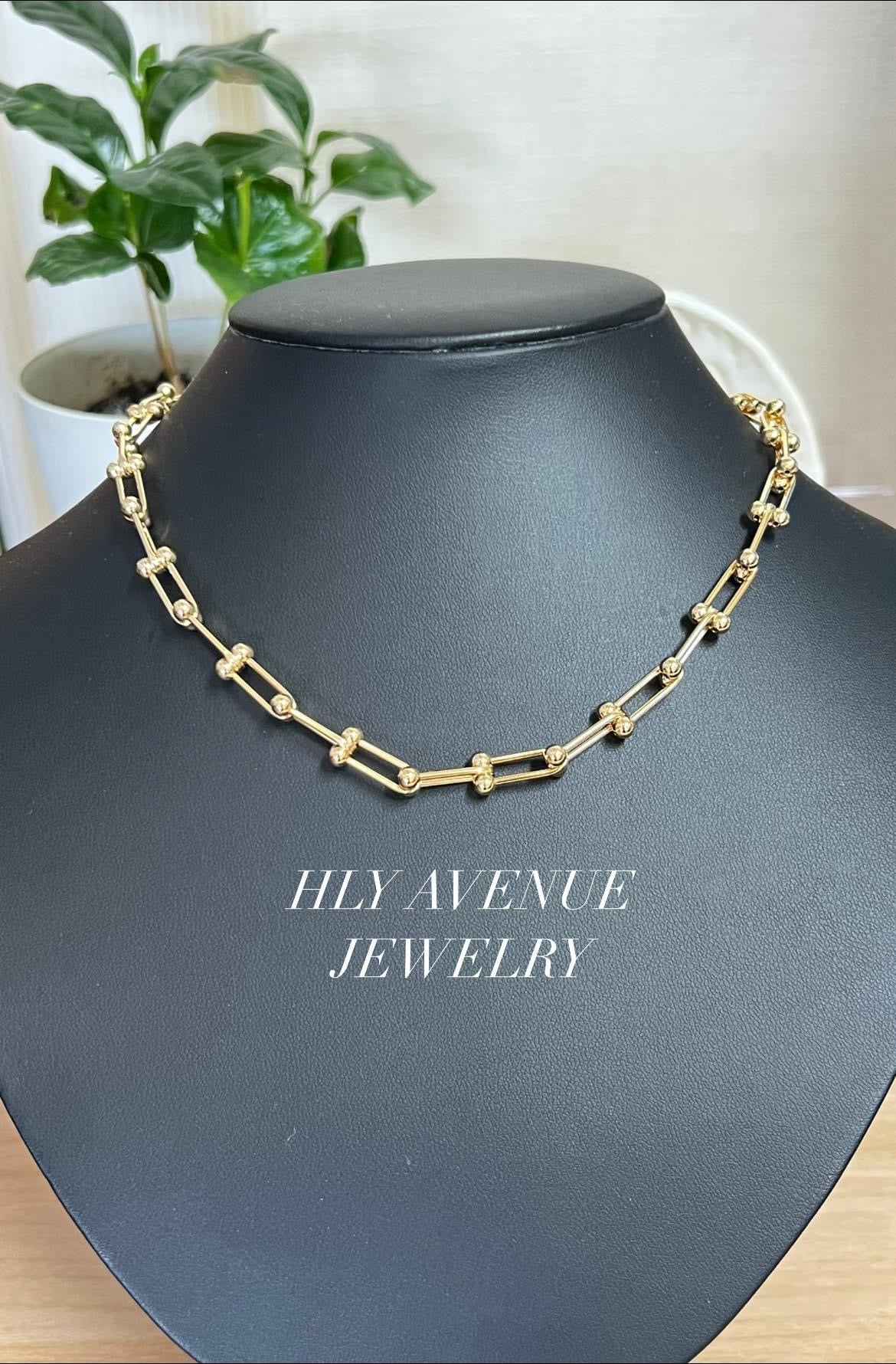 18k Japan Gold Hardware Necklace 16Grams