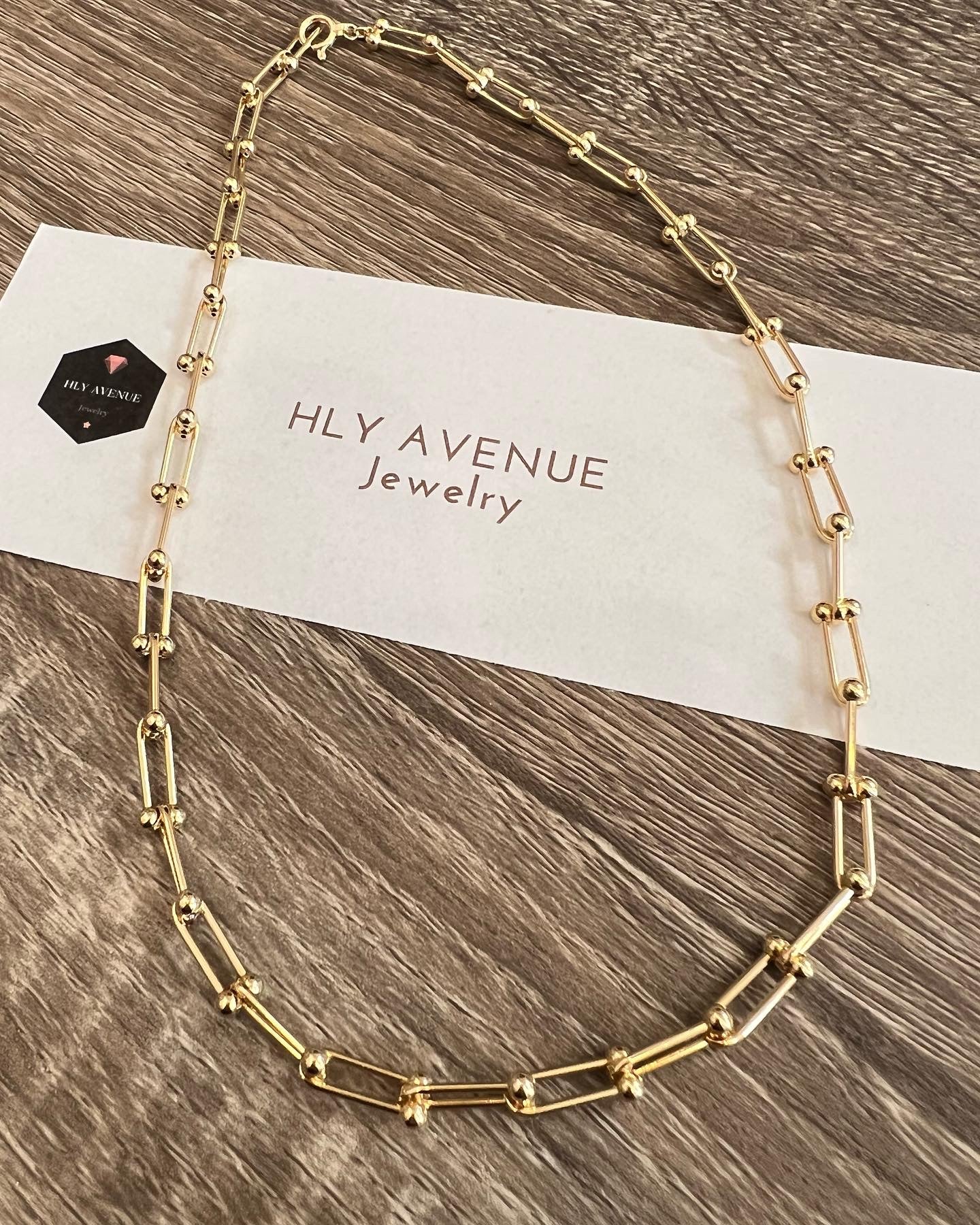 18k Japan Gold Hardware Necklace 40cm