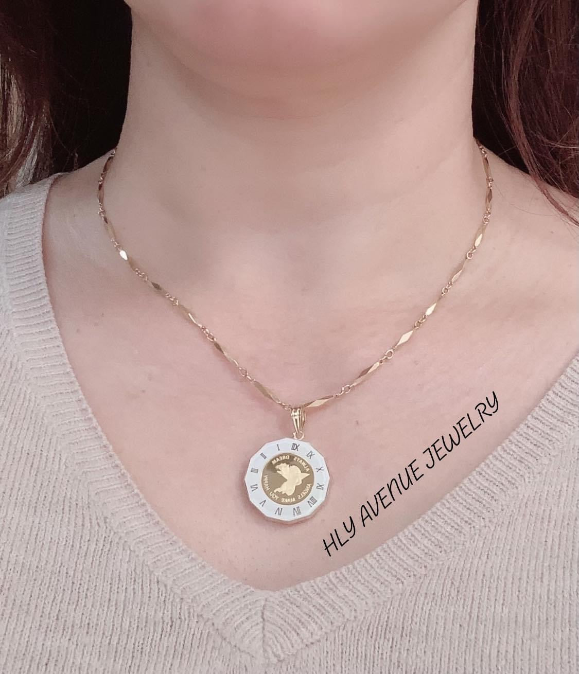 Angel 24K/18k Japan Gold Pendant Top