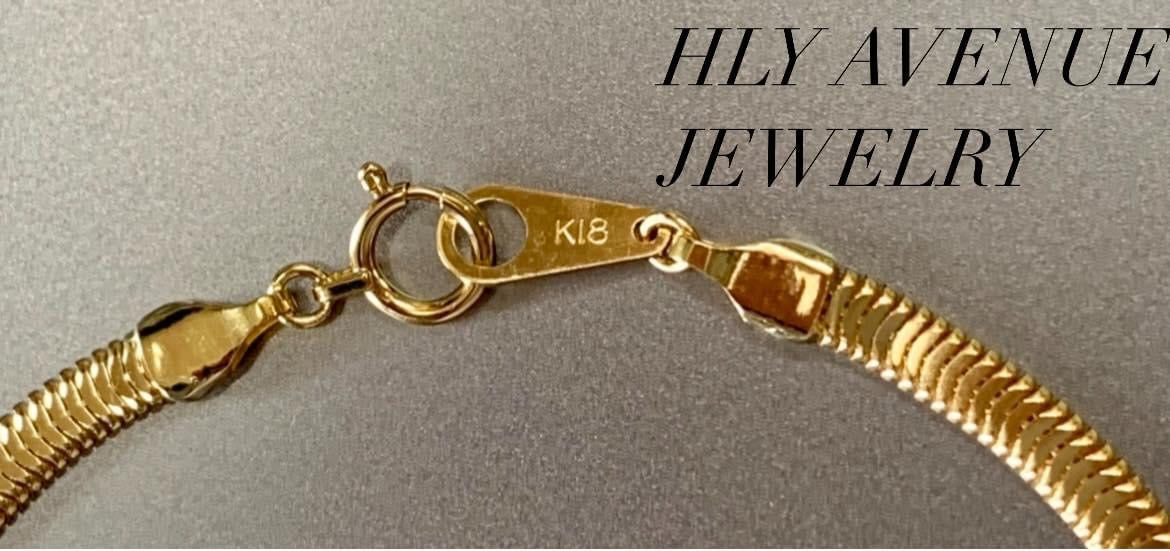 18k Japan Gold Snake Chain Bracelet