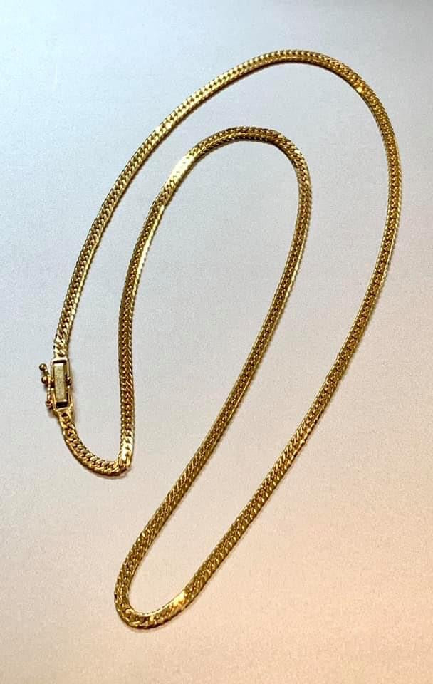 18K Japan Gold 45CM 6 Double Cut Kihei Necklace