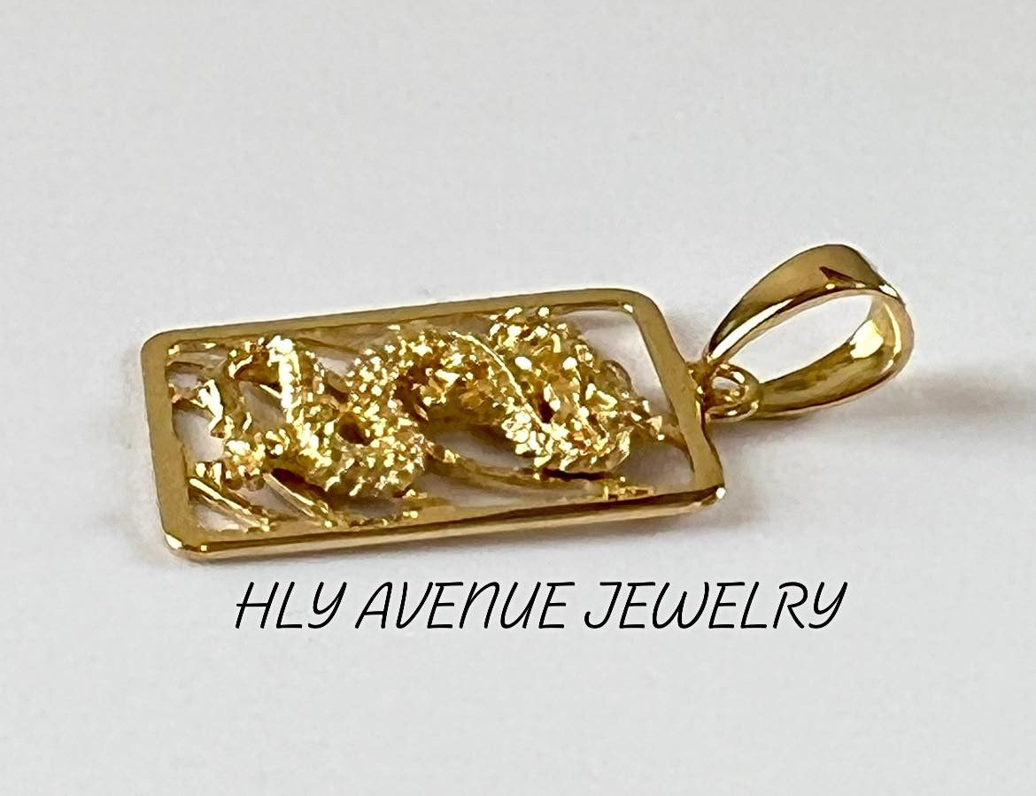 18k Dragon Pendant