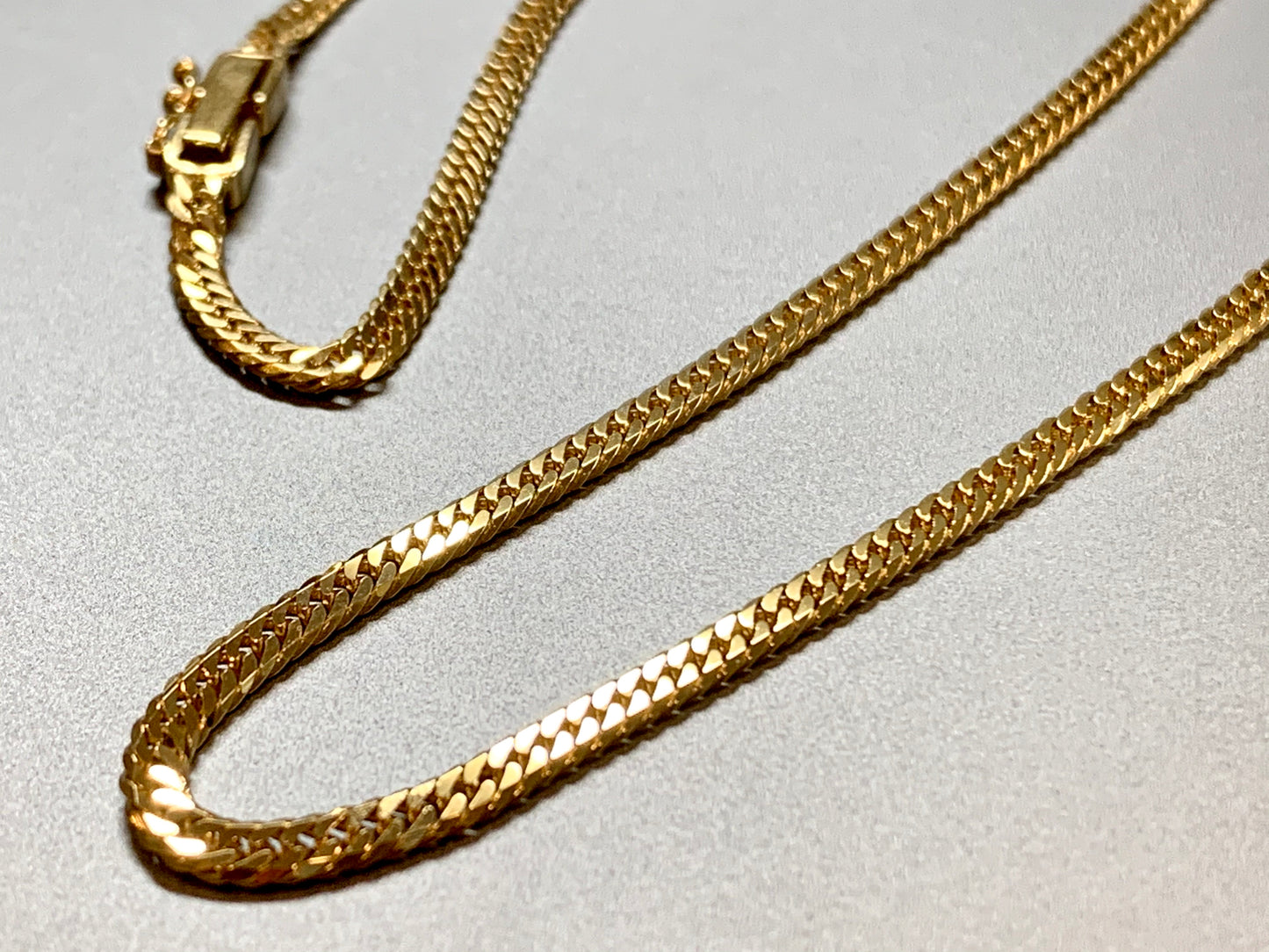 18K Japan Gold 45CM 6 Double Cut Kihei Necklace