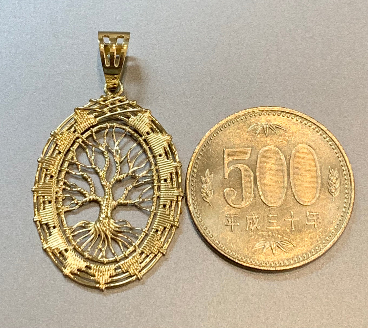 18k Gold Tree Of Life Pendant