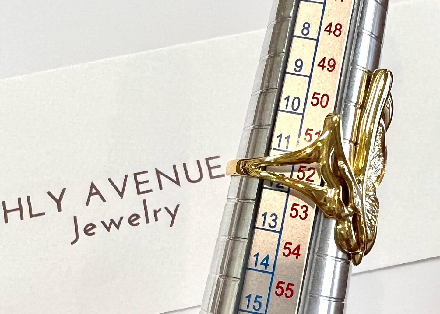 18K Japan Gold Butterfly Ring