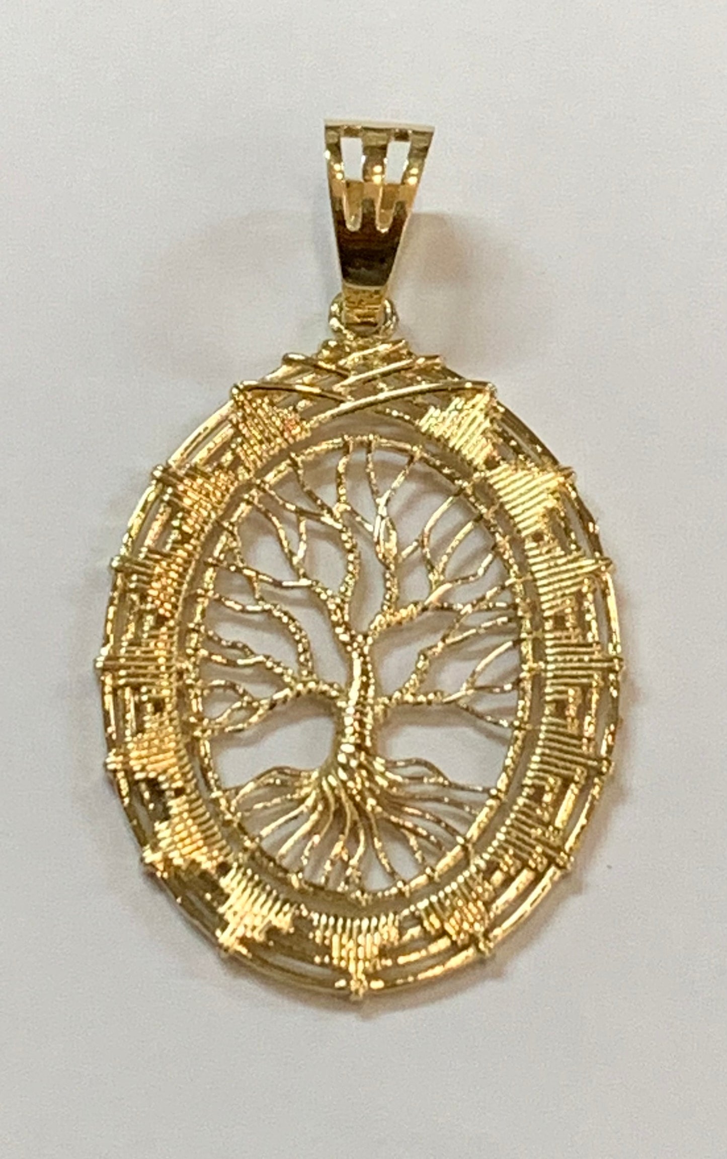 18k Gold Tree Of Life Pendant