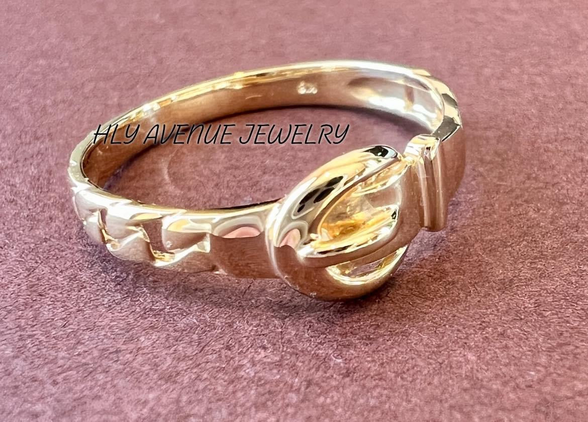 18k Japan Gold Belt Ring #11