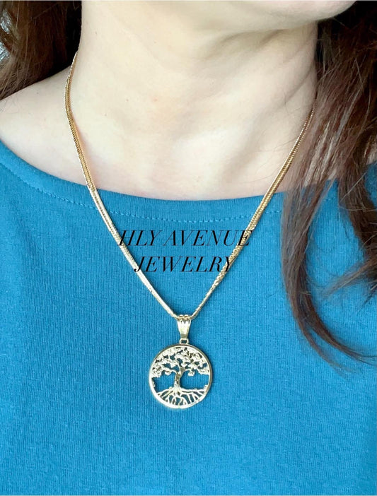 18k Tree Of Life Pendant