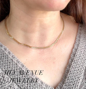 Cleo Gold Paperclip Chain Necklace – The Silver Wren