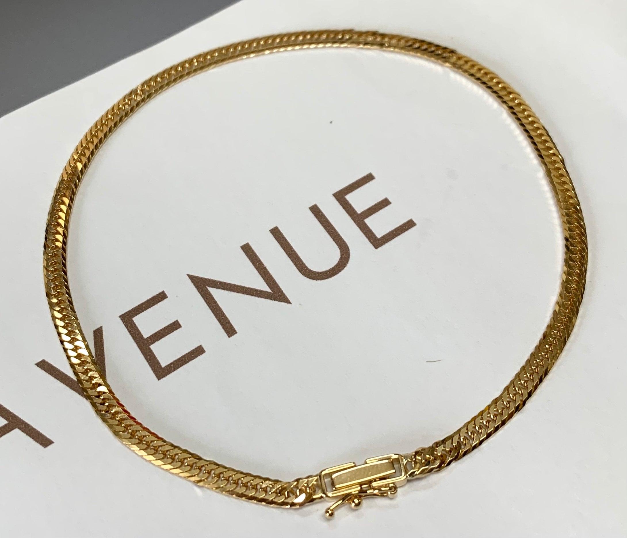 18k Gold 8Triple Cut Kihei Anklet – HLY Avenue Jewelry