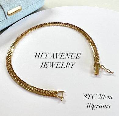 18k Japan Gold Padlock Toggle Necklace – HLY Avenue Jewelry