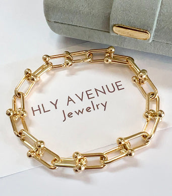 18k Japan Gold Heartbiz Soft Chain Ring – HLY Avenue Jewelry
