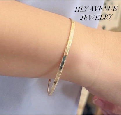 18k Japan Gold Snake Chain Bracelet