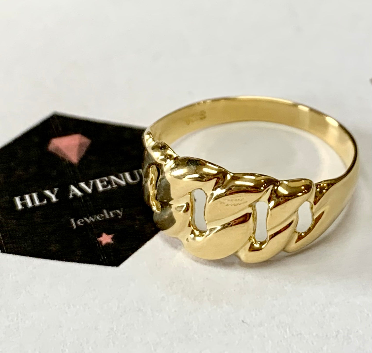 18k Japan Gold Knot Ring #16